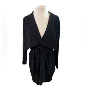 COS Drawstring Overlay Cardigan - Small